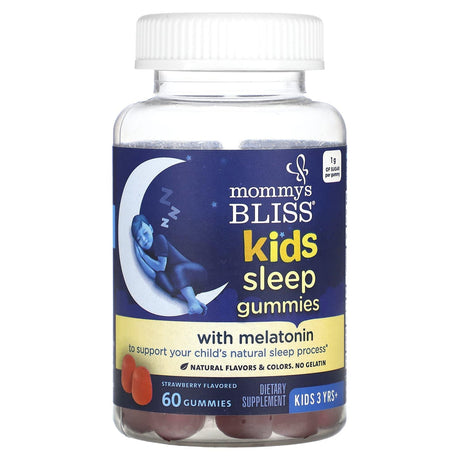 Mommy's Bliss, Kids Sleep Gummies, 3 Yrs+, Strawberry, 60 Gummies - Supply Center USA