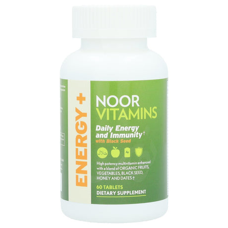 Noor Vitamins, Daily Energy and Immunity with Black Seed , 60 Tablets - Supply Center USA