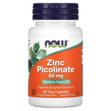 NOW Foods, Zinc Picolinate, 50 mg, 60 Veg Capsules - Supply Center USA