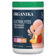 Organika, Electrolytes + Enhanced Collagen, Juicy Strawberry Peach, 12.7 oz (360 g) - Supply Center USA