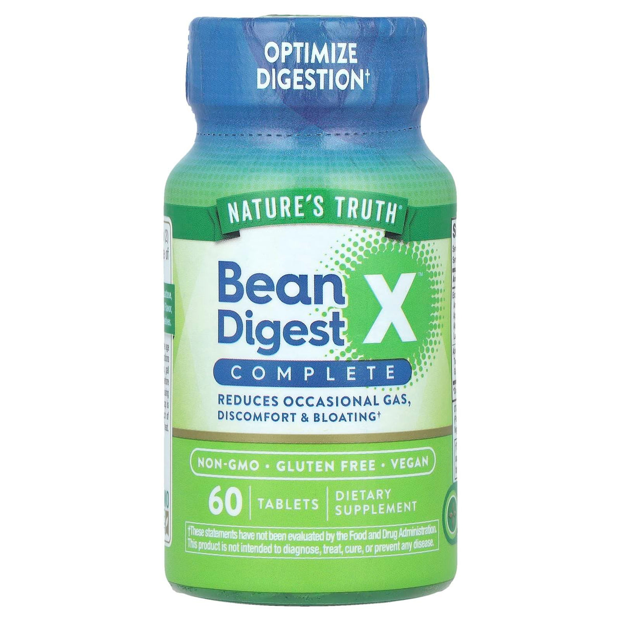 Nature's Truth, Bean Digest X™ Complete, 60 Tablets - Supply Center USA