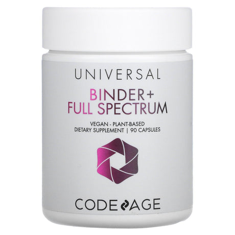 Codeage, Binder +, Full Spectrum, Vegan, Plant-Based, 90 Capsules - Supply Center USA