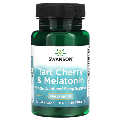 Swanson, Tart Cherry & Melatonin, 30 Tablets - Supply Center USA