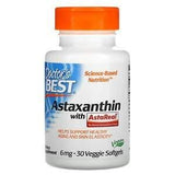 Doctor's Best, Astaxanthin with AstaReal, 6 mg, 30 Veggie Softgels - Supply Center USA