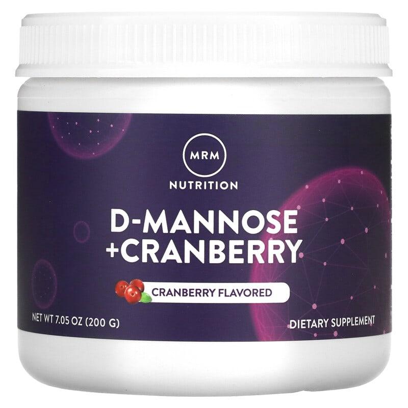 MRM Nutrition, D-Mannose + Cranberry, Cranberry, 7.05 oz (200 g) - Supply Center USA