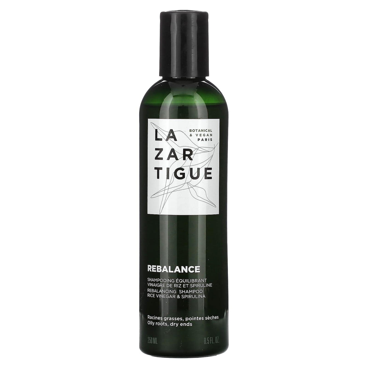 Lazartigue, Rebalancing Shampoo, Rice Vinegar & Spirulina , 8.5 fl oz (250 ml) - Supply Center USA