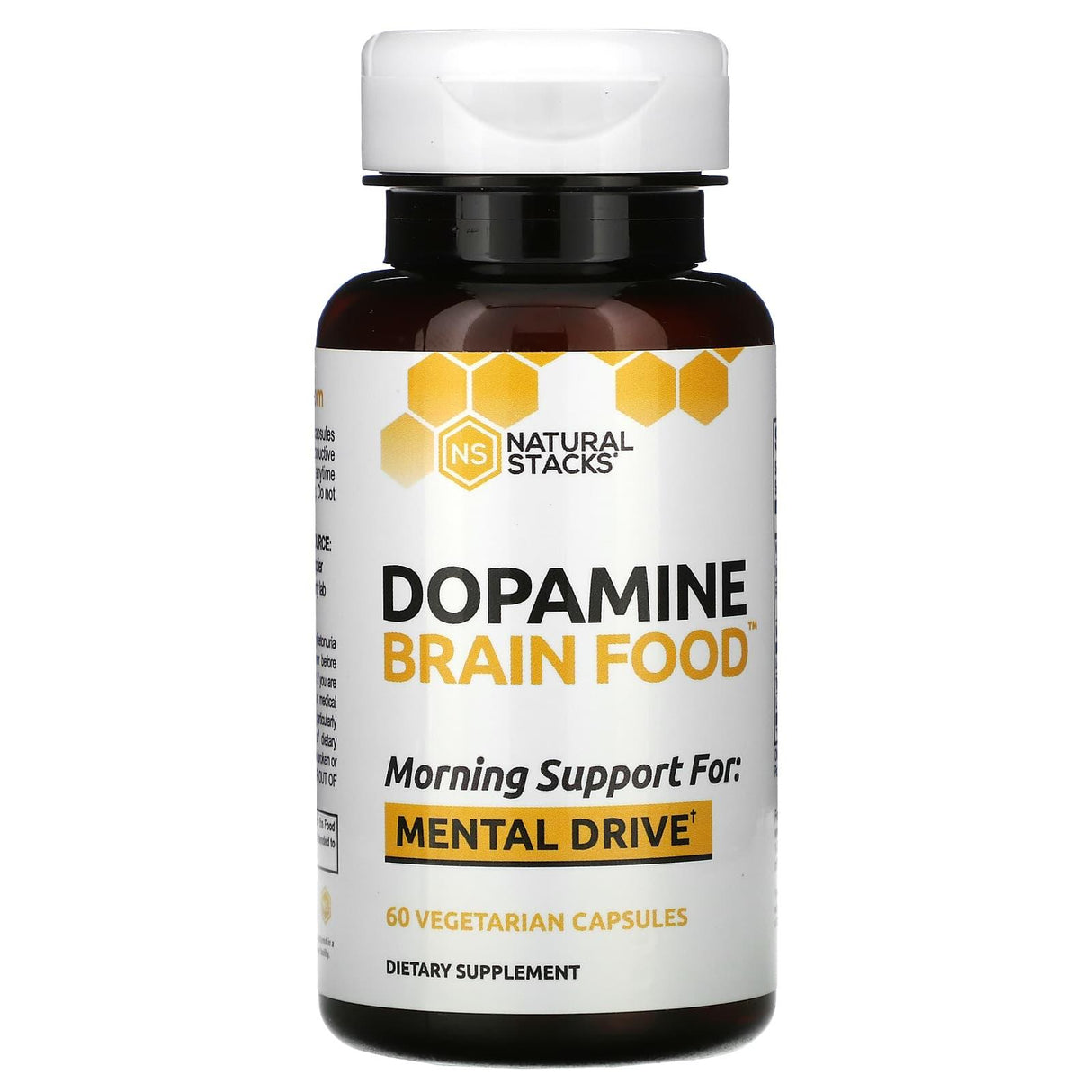 Natural Stacks, Dopamine Brain Food, 60 Vegetarian Capsules - Supply Center USA