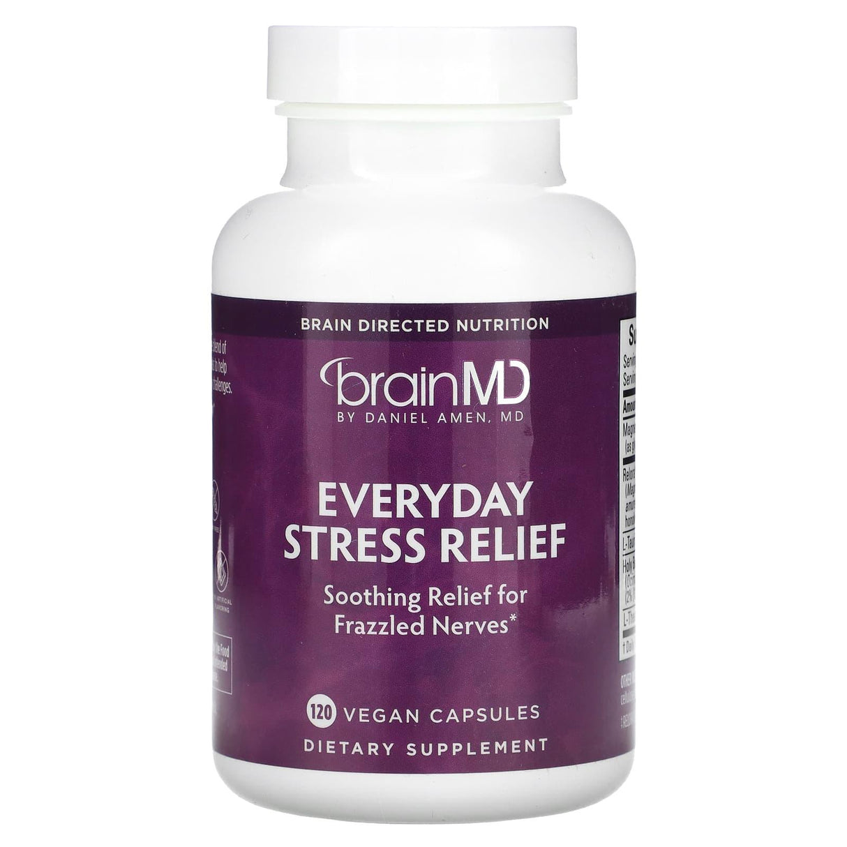 BrainMD, Everyday Stress Relief, 120 Vegan Capsules - Supply Center USA