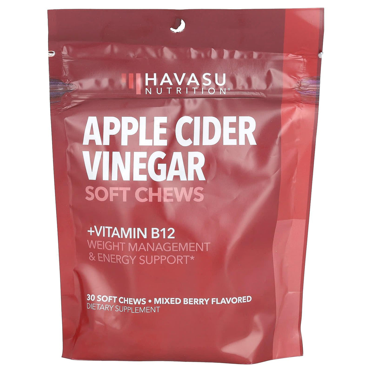 Havasu Nutrition, Apple Cider Vinegar Soft Chews, Mixed Berry, 30 Soft Chews - Supply Center USA