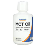 Nutricost, MCT Oil, Unflavored, 16 fl oz (473 ml) - Supply Center USA