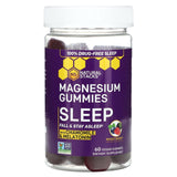 Natural Stacks, Magnesium Gummies, Sleep, Mixed Berry, 60 Vegan Gummies - Supply Center USA