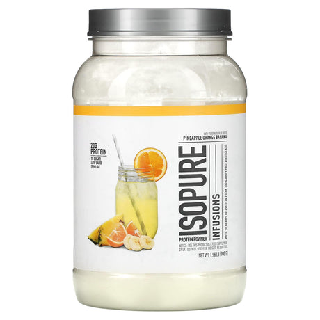 Isopure, Infusions Protein Powder, Pineapple Orange Banana, 1.98 lb (900 g) - Supply Center USA