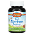 Carlson, Kid's Black Elderberry Gummies, Natural Berry, 50 mg, 60 Vegetarian Gummies - Supply Center USA