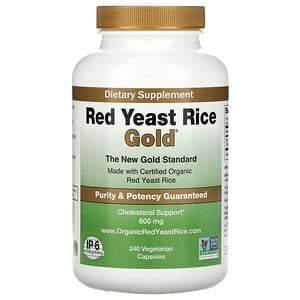 IP-6 International, Red Yeast Rice Gold, Cholesterol Support, 600 mg, 240 Vegetarian Capsules - Supply Center USA