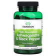 Swanson, High Absorption Ashwagandha & Black Pepper, 120 Capsules - Supply Center USA