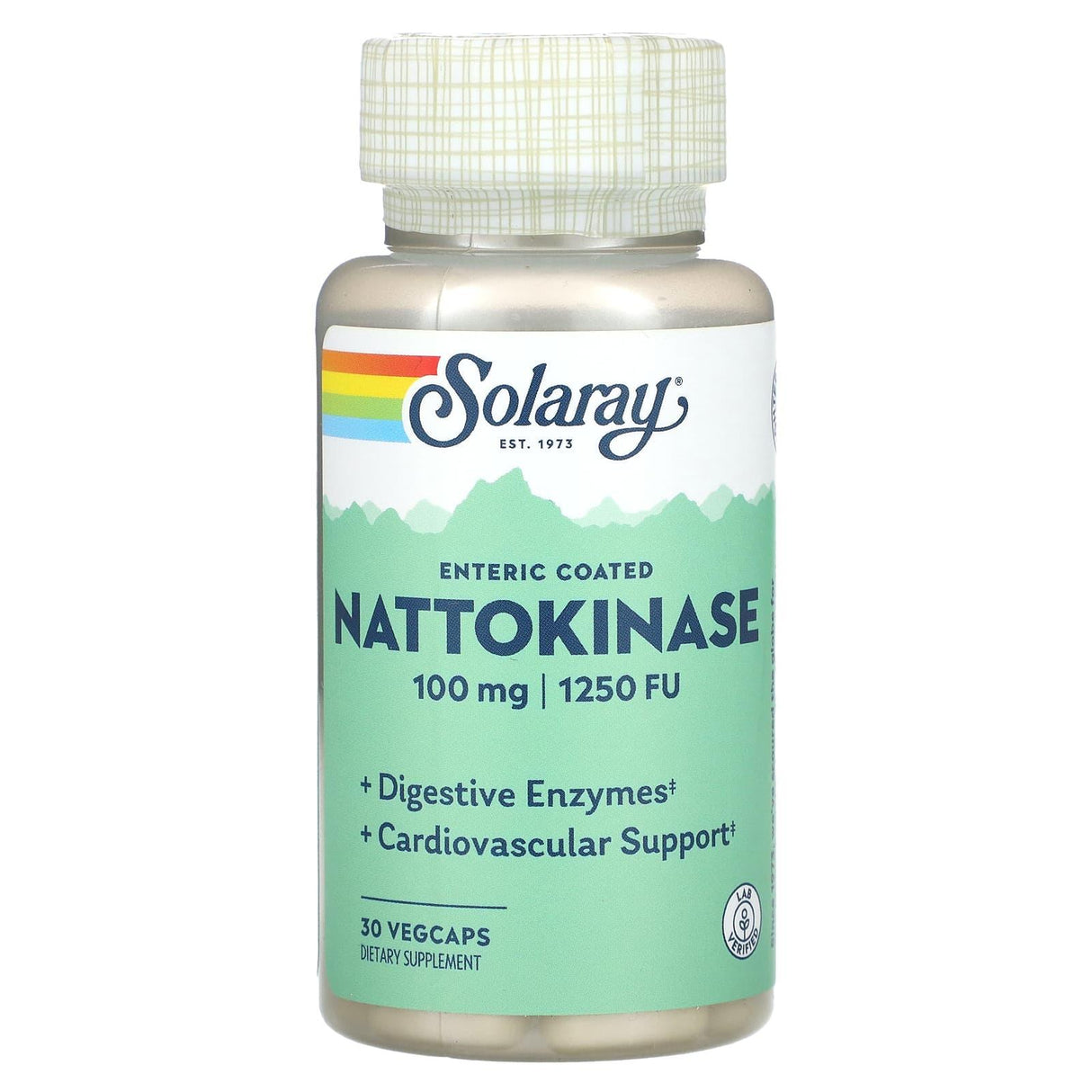 Solaray, Nattokinase, 100 mg, 1,250 FU, 30 VegCaps - Supply Center USA