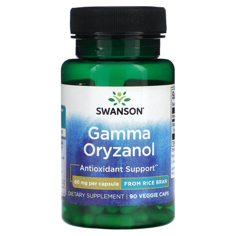 Swanson, Gamma Oryzanol, 60 mg, 90 Veggie Caps - Supply Center USA