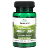 Swanson, Full Spectrum Onion Bulb, 400 mg, 60 Capsules - Supply Center USA