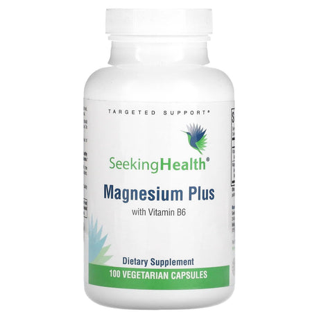 Seeking Health, Magnesium Plus with Vitamin B6, 100 Vegetarian Capsules - Supply Center USA