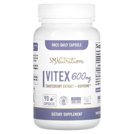 SMNutrition, Vitex, 600 mg, 90 Capsules - Supply Center USA