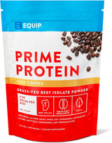 Equip Foods Prime Protein Powder | Clean, Grass Fed Beef Protein Isolate | Carnivore Protein Powder | Paleo, Keto Friendly | Gluten, Dairy Free | Helps Build & Repair Tissue | 30 Servings, Chocolate