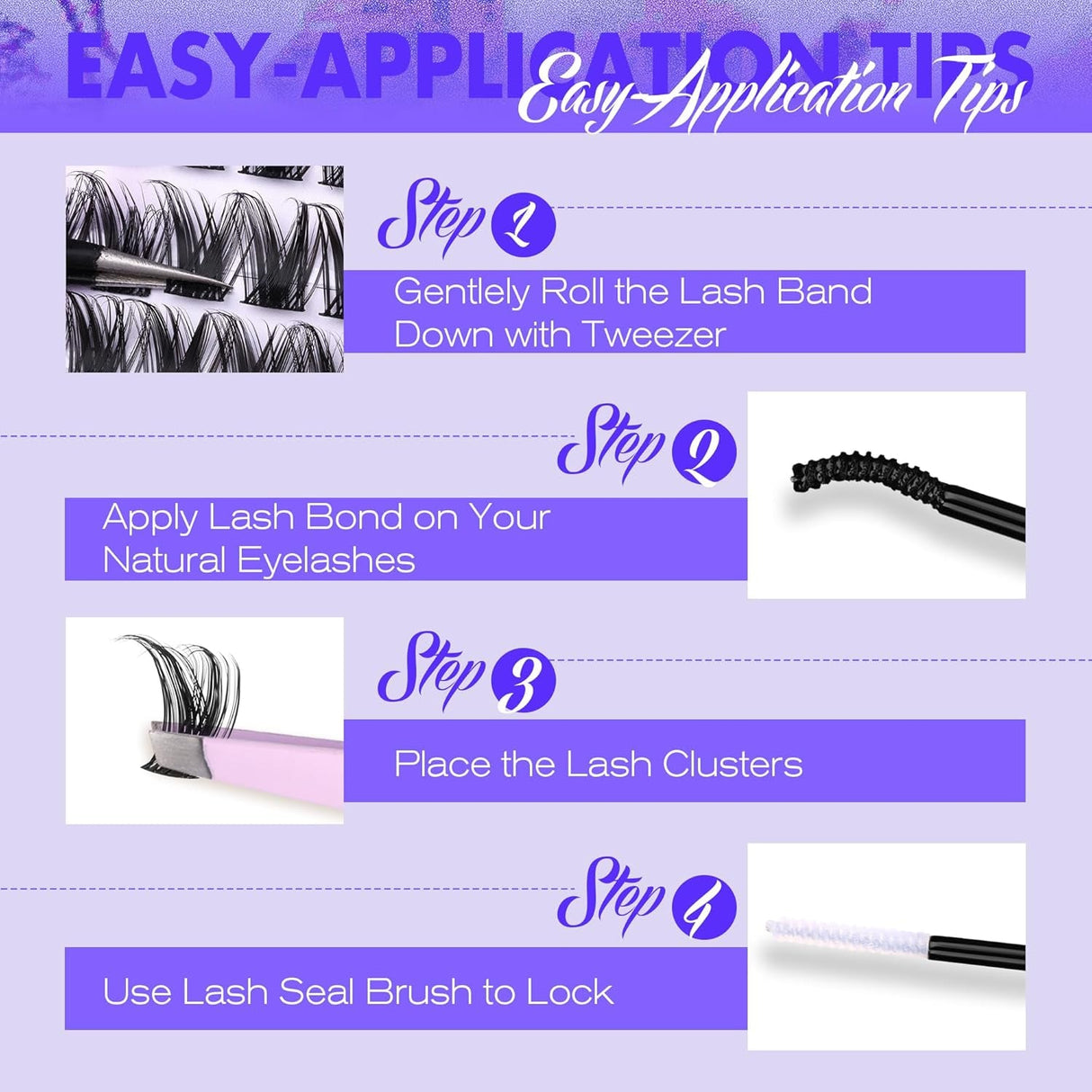 Pawotence Lash Clusters Wispy Cluster Eyelash Extensions 144Pcs Individual Lashes 10-18Mm Lash Extension DIY False Eyelashes Soft Comfortable Eyelash Clusters with Thin Band