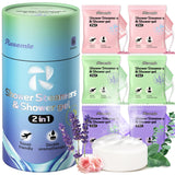 Shower Steamers Aromatherapy, 6 Pack Shower Bombs & 6 Pack Body Wash, Birthday Gifts for Women with Essential Oils, SPA Gifts for Women Mom, Valentines Day Gifts for Her, Him, Mom, Wife