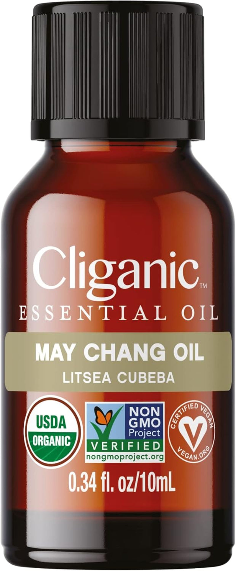 Cliganic Organic Essential Oils Set (Top 5) - 100% Pure Natural - Aromatherapy, Candle Making - Peppermint, Lavender, Eucalyptus, Lemongrass & Orange (Packaging May Vary)