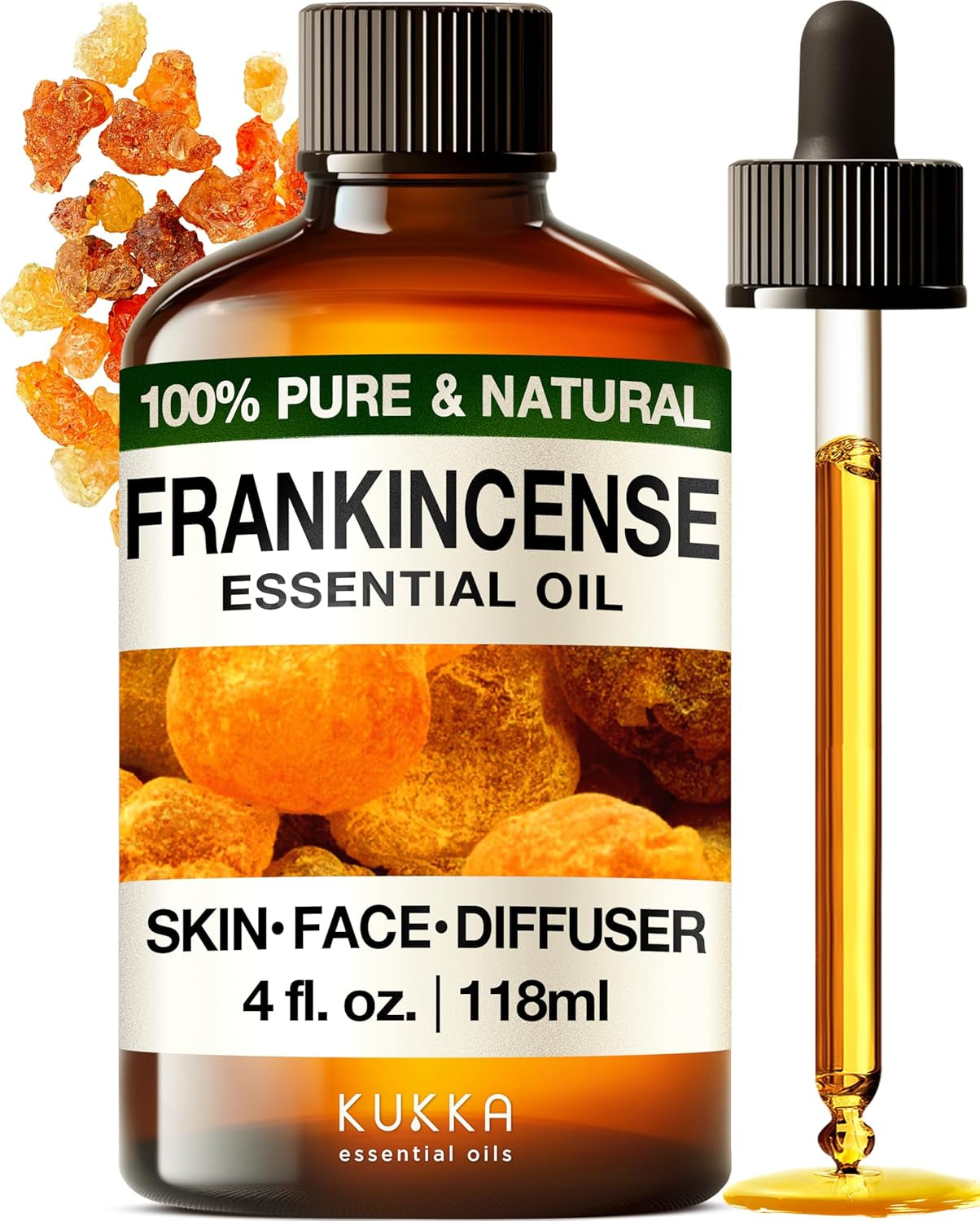 Kukka Tea Tree Oil for Skin, Healthy Hair & Toenails - Huge 4 Fl Oz - 100% Pure Natural Australian Tea Tree Essential Oil - Experience Therapeutic Melaleuca Oil for Scalp, Nails & Soap Making Scent