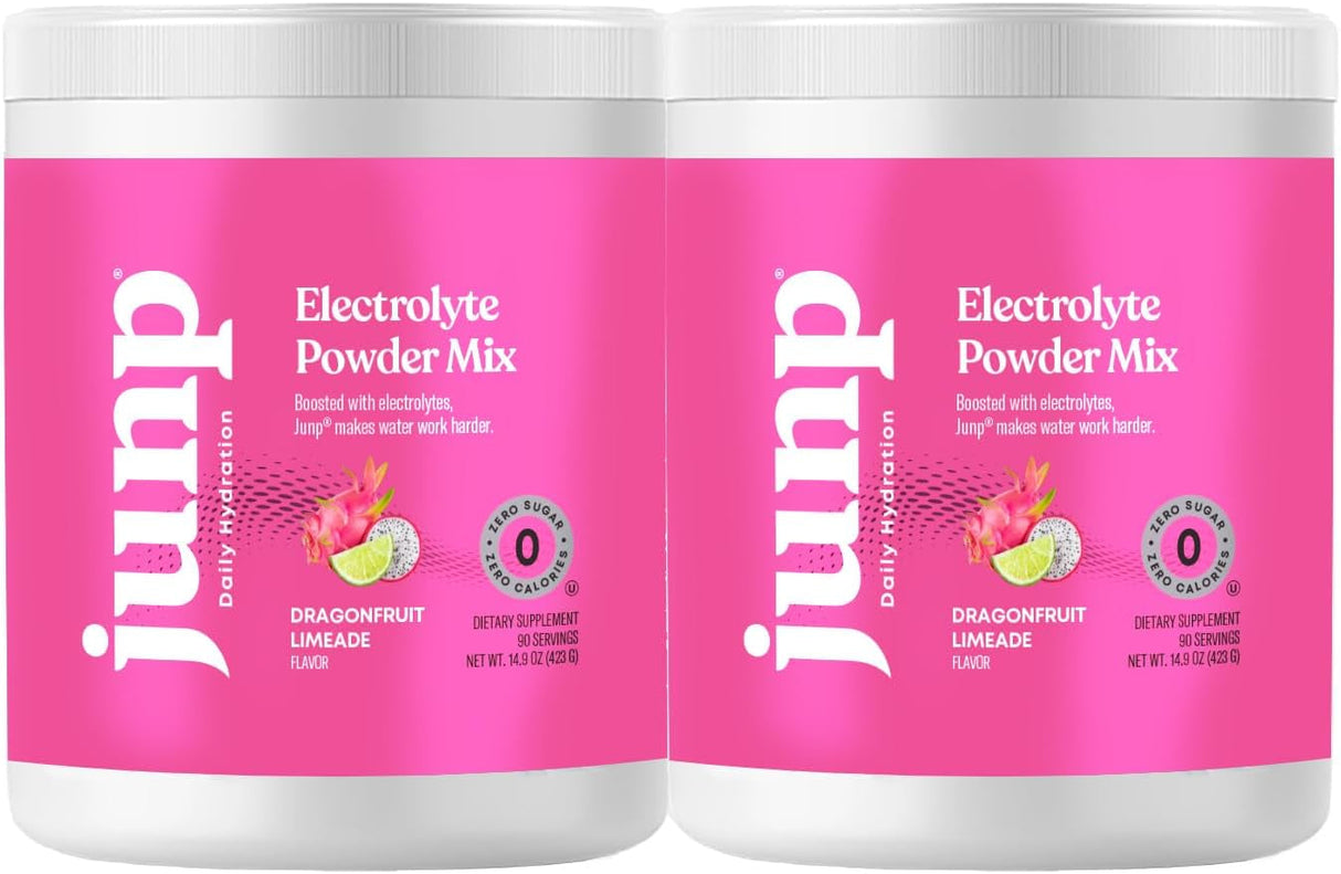 JUNP Electrolytes Powder No Sugar No Carbs, Mouthwatering Green Apple Keto Electrolyte Drink Mix, Potassium & Salt Hydration Powder Electrolytes Zero Calorie Sugar Free Electrolyte Powder, 90 Servings