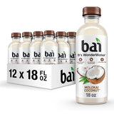 Bai Antioxidant Infused Water Beverage, Zambia Bing Cherry, with Vitamin C and No Artificial Sweeteners, 18 Fluid Ounce Bottle, 12 Pack