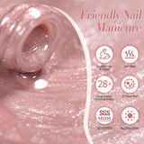 Born Pretty Cat Magnetic Eye Gel Nail Polish, Holographic Glitter Milky Jelly Cat Magnetic Gel Blue Green Purple Pink Nude Silver Nail Art Gel Manicure Salon DIY Gifts 7ML 6PCS