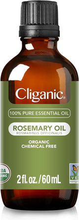 Cliganic Organic Essential Oils Set (Top 5) - 100% Pure Natural - Aromatherapy, Candle Making - Peppermint, Lavender, Eucalyptus, Lemongrass & Orange (Packaging May Vary)