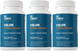 Dr. Tobias Colon 14 Day Cleanse, Advanced Gut Cleanse Detox for Women & Men with Cascara Sagrada, Psyllium Husk, Senna Leaf & Probiotics, Non-Gmo Colon Cleanse, 28 Capsules 1-2 Daily