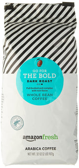 Amazon Fresh, Colombia Whole Bean Coffee Medium Roast, 32 Oz