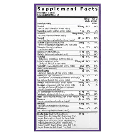 New Chapter, Advanced Perfect Prenatal Multivitamin, 270 Vegetarian Tablets - Supply Center USA