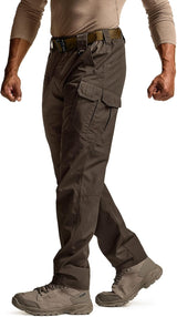 CQR Men'S Tactical Pants, Water Resistant Ripstop Cargo Pants, Lightweight EDC Work Hiking Pants, Outdoor Apparel