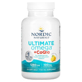 Nordic Naturals, Ultimate Omega + CoQ10, Lemon, 640 mg, 120 Soft Gels - Supply Center USA