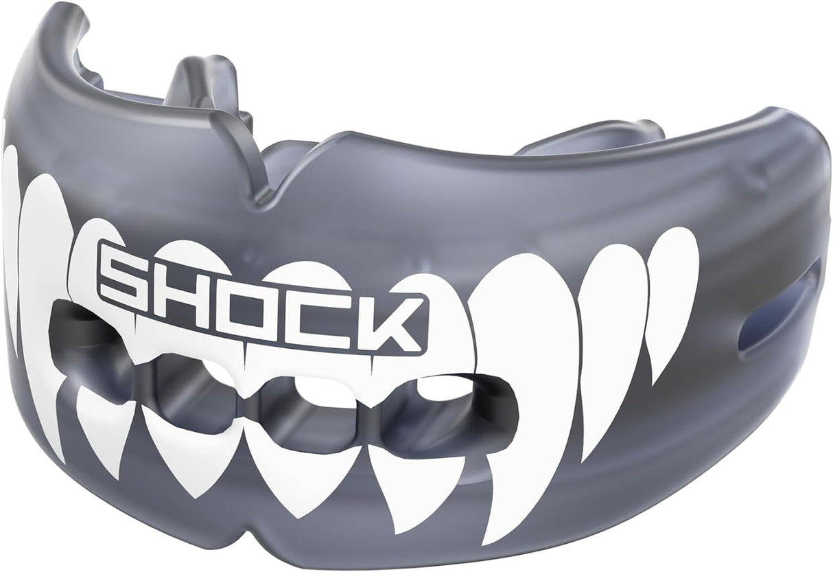 Shock Doctor Mouth Guard for Braces for Sports, Orthodontic Mouth Guard for Braces, Upper & Lower Mouthguard, Mouth Guard for Lacrosse, Hockey, Baseball, Football, Braces Mouth Guard