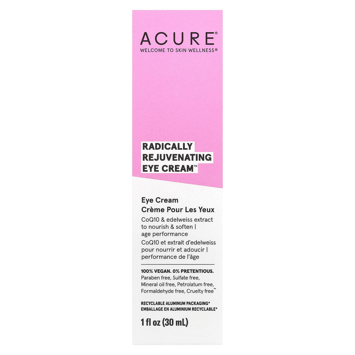 Acure, Radically Rejuvenating Eye Cream, 1 fl oz (30 ml)