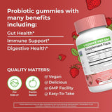 Maryruth Organics Kids Probiotics for Digestive Health, USDA Organic Probiotic Gummies, 2 Month Supply, for Kids, Immune Support, Gut Health Supplement, Vegan, Non-Gmo, Gluten Free, 60 Count - Supply Center USA