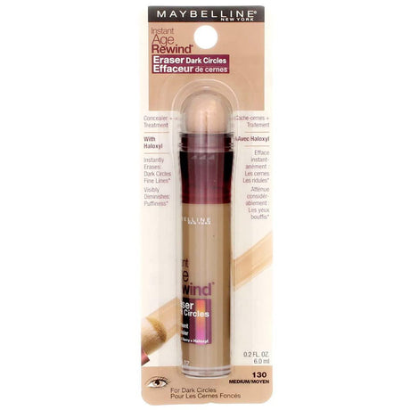 Maybelline Instant Age Rewind Eraser Dark Circles Treatment Multi-Use Concealer, 121, 1 Count (Packaging May Vary) - Supply Center USA