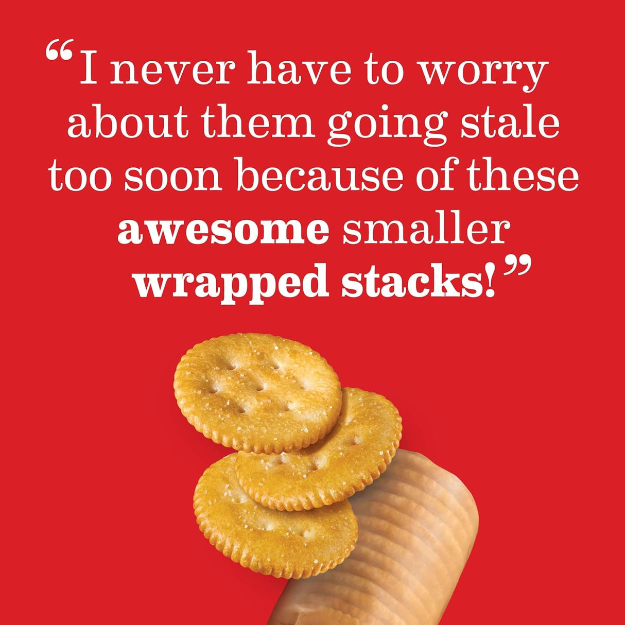 RITZ Fresh Stacks Original Crackers, Party Size, 23.7 Oz (16 Stacks)