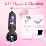 Mini Bullet Vibrator Adult Toys - Vibrators App Controlled Female Sex Toys with 9 Vibration Modes, Lipstick G Spot Dildo Clitoral Vibrator, Long Distance Discreet Vibrator for Women & Couples (Black)