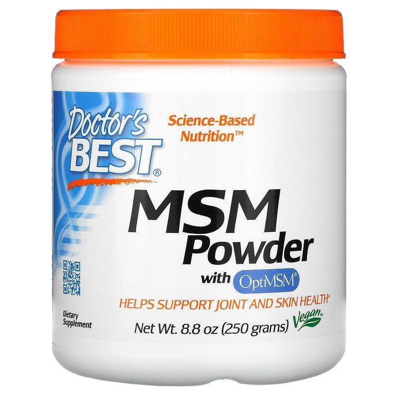 Doctor's Best, MSM Powder with OptiMSM, 8.8 oz (250 g) - Supply Center USA