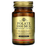 Solgar, Folate, 1,333 mcg DFE, 100 Tablets - Supply Center USA