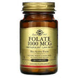 Solgar, Folate, 1,000 mcg, 60 Tablets - Supply Center USA