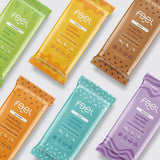 Feel Vegan Protein Bars - Keto, Gluten Free, Organic, 15G Protein - Dairy Free, Low Sugar - Variety Pack (6 Flavors, 6 Pack)