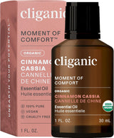 Cliganic Organic Essential Oils Set (Top 5) - 100% Pure Natural - Aromatherapy, Candle Making - Peppermint, Lavender, Eucalyptus, Lemongrass & Orange (Packaging May Vary)