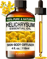 Kukka Tea Tree Oil for Skin, Healthy Hair & Toenails - Huge 4 Fl Oz - 100% Pure Natural Australian Tea Tree Essential Oil - Experience Therapeutic Melaleuca Oil for Scalp, Nails & Soap Making Scent